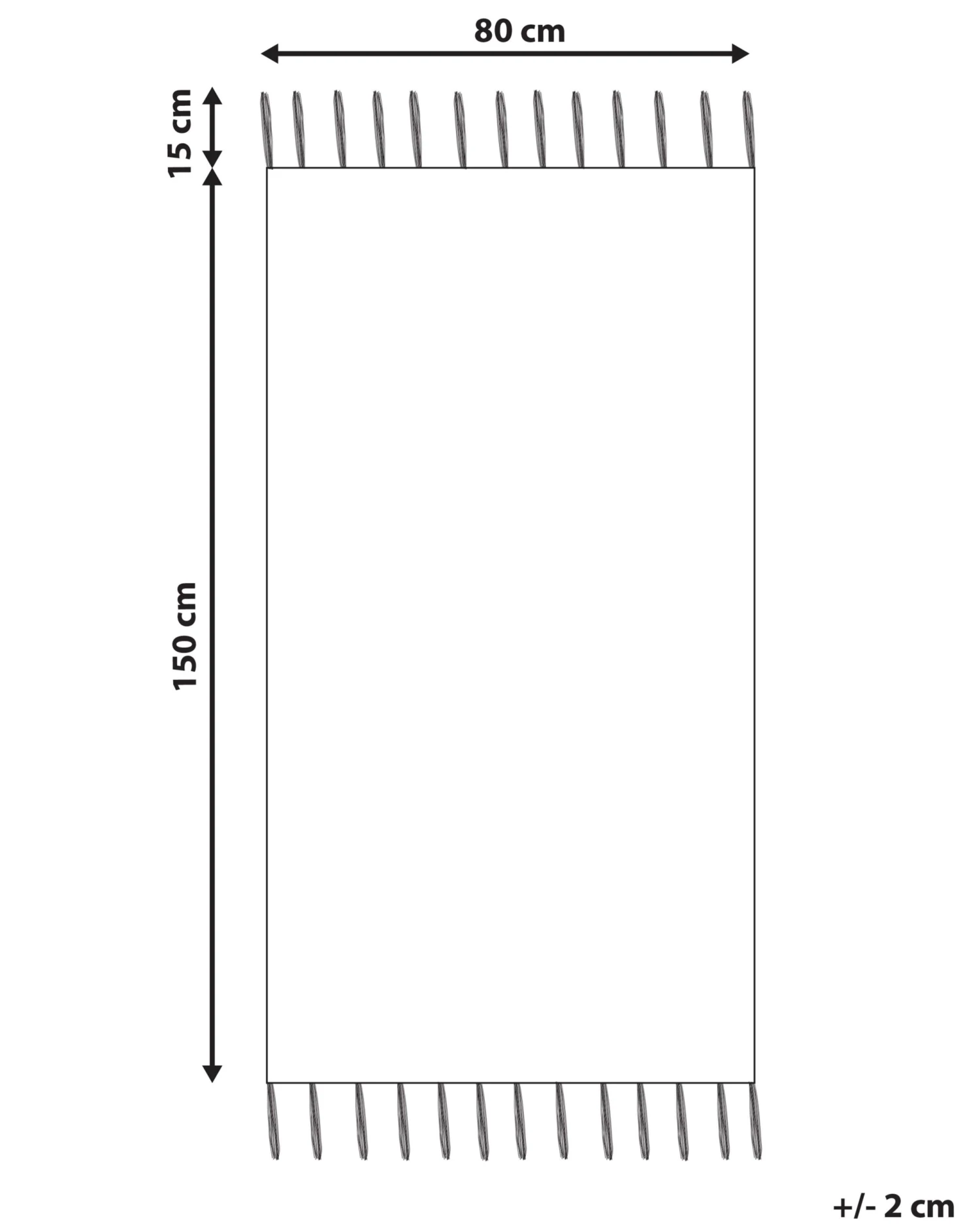 Matto Harmaa/valkoinen 80 X 150 Cm TABIAT 8 Matto Harmaa/valkoinen 80 X 150 Cm TABIAT - Image 6